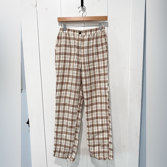 Reformation Verano Linen Pants In Dover Size 0 - Picture 6 of 11